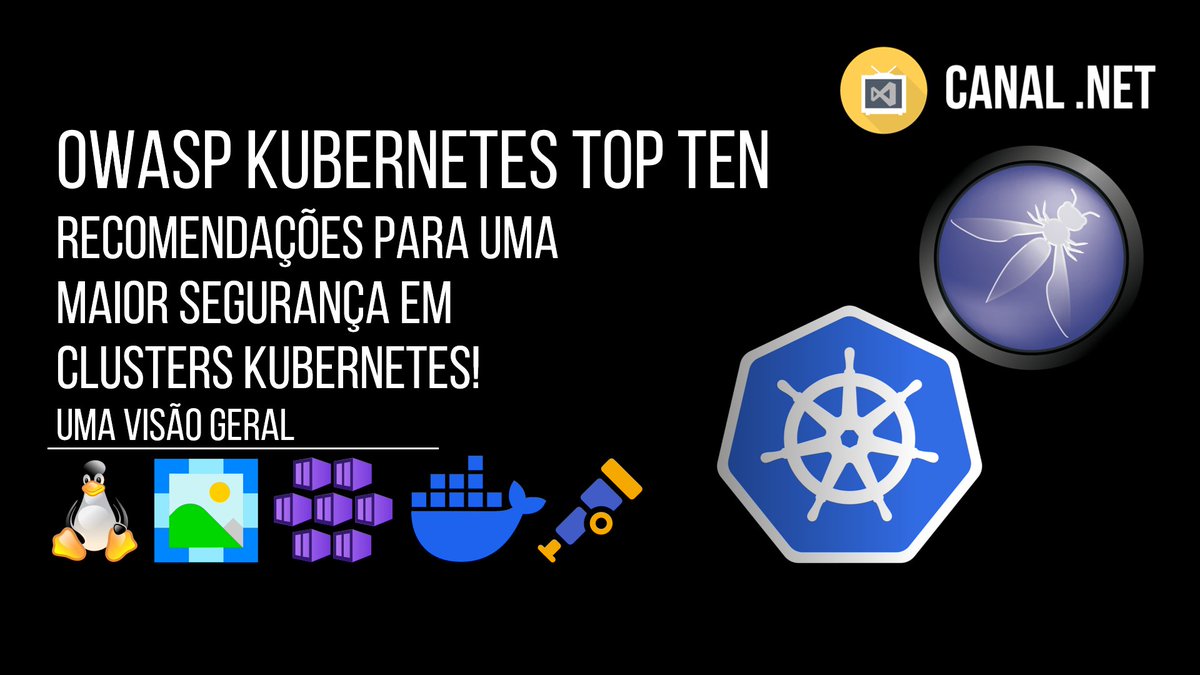 RenatoGroff's tweet photo. Novo video no Canal .NET -> OWASP Kubernetes Top Ten: recomendações para uma maior segurança em clusters Kubernetes! -- Link: https://t.co/R10vYqdsEp
C/ @diegoonazure @AngeloBelchior
#kubernetes #cybsersecurity #owasp #security #k8s #devsecops #devops #linux #azure #cloud #aks https://t.co/H2QfWW95mW