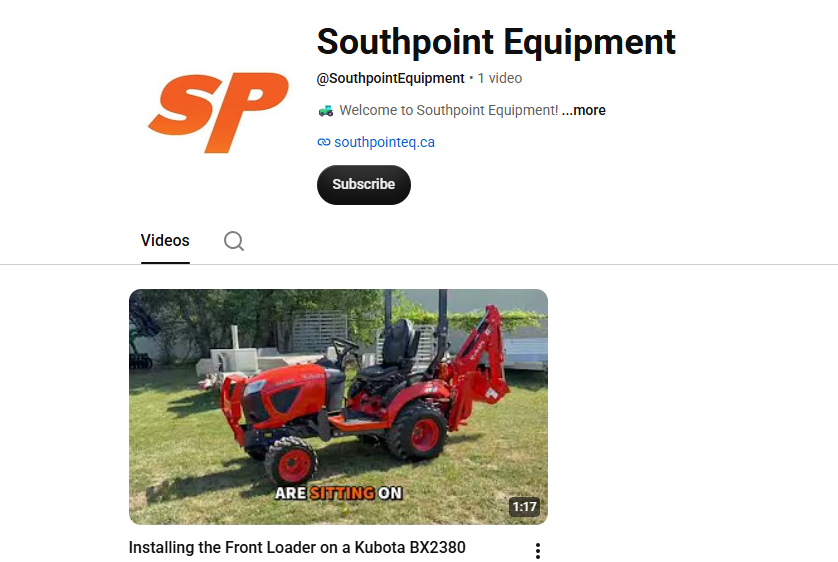 southpointequip's tweet photo. 🎥 We're now on YouTube!

We're excited to launch the official Southpoint Equipment YouTube Channel!

Whether you're looking for:
🚜 Equipment walkarounds
🔧 Maintenance tips & how-to videos
💡 Product demonstrations
🌾 Farming insights
🟠 Kubota, Massey Ferguson, STIHL, Kress & more

...we've got you covered.

Our goal is to bring you helpful, informative content that helps you get the most out of your equipment.

👉 Subscribe today and never miss a new video:
https://t.co/txJZlMPGcW
Let us know in the comments what you'd like to see next!

#SouthpointEquipment #Kubota #MasseyFerguson #STIHL #Kress #FarmEquipment #CompactTractors #EquipmentTips #YouTube