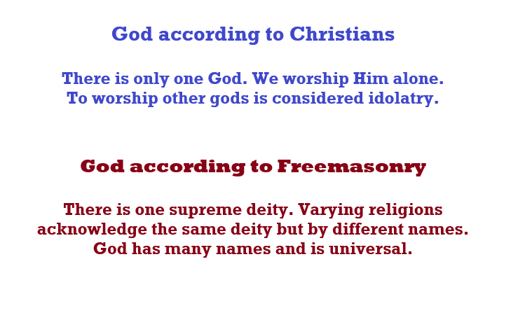 DaysofNoahNow's tweet photo. Unfortunately, many Freemasons don't realize that God has nothing to do with the "order."
#secret #occult #demonic #freemason #ChristisKing https://t.co/a465qmuZbZ