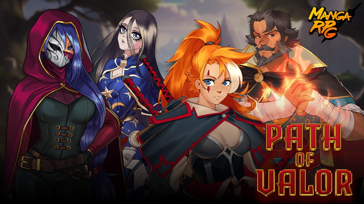 MangaRPG_game's tweet photo. Be a true Hero and walk the Path of Valor to win the trust of new warriors! https://t.co/nlzSMN2q2r