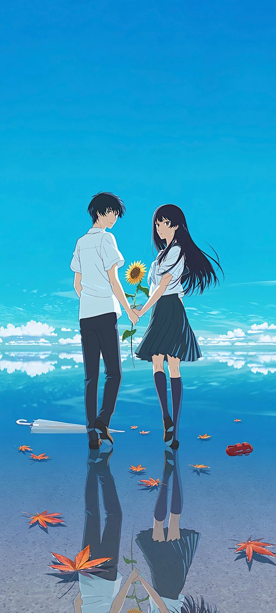 OUISSAM__37's tweet photo. Wallpaper 4K ver🌻☂️

The film "Tunnel to Summer, and Exit Farewell"

The show's 4th anniversary! 🎉

#夏トン https://t.co/C7R5LfWXv7