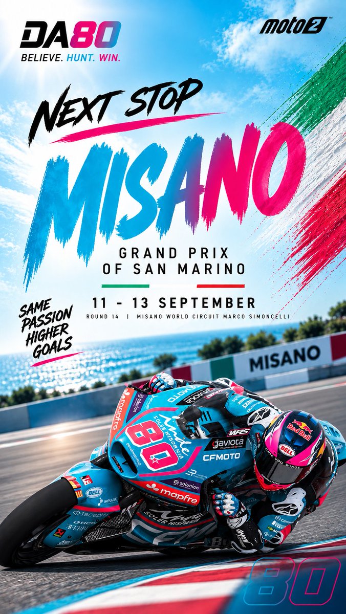 AGM_PSICOLOGO's tweet photo. NEXT STOP: MISANO ๐ฎ๐น๐ฅ
New track. New challenge. Same hunger.
Ready to work, ready to push, ready to hunt.
The next chapter starts now ๐ฉต๐ฉท
@AsparTeam @ATorrejondelRey @deportesclm @gobjccm @ManuTormo @CANALGUDEPORTES #davidalonso80 #AsparTeam #motogp #Moto2 #SanMarinoGP https://t.co/OJerj7nIEj