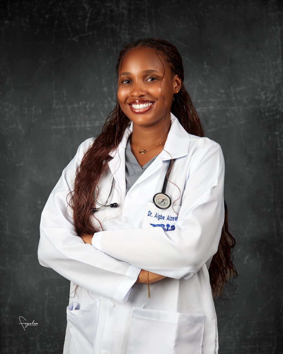stephanie_aigbe's tweet photo. Reintroducing 
Dr Aigbe Aizewanre Stephanie(MB;BS Iyamho)
The doctor will see you now!!!!🥳🥳🥳🥳🥳☹️🥳 https://t.co/ec8AZy9AIn