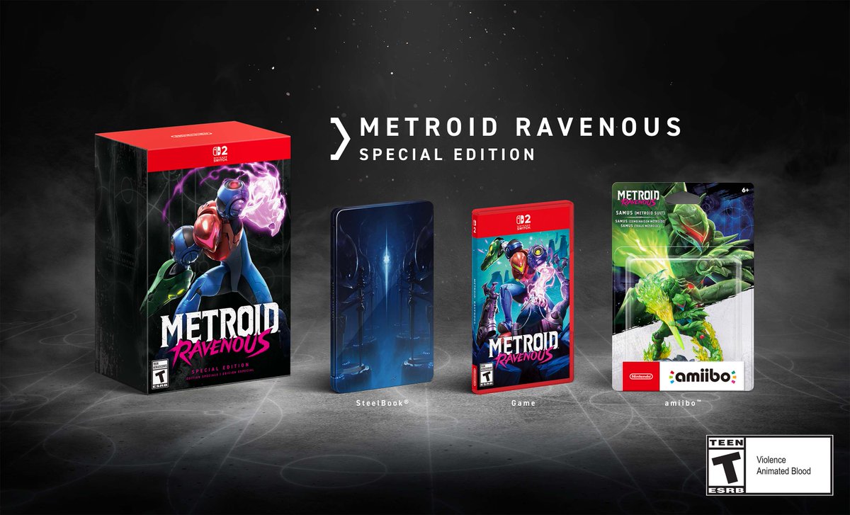 NintendoAmerica's tweet photo. Metroid Ravenous: Special Edition will be available at release. https://t.co/aEY7RNSOay