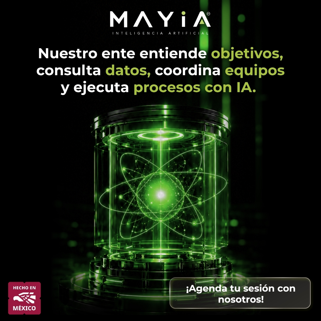 MAYIA_IA's tweet photo. Imagina una IA capaz de entender objetivos, consultar información y ejecutar procesos para impulsar tu operación.

Eso es MAYIA Inteligencia Artificial, donde creamos entidades inteligentes que se integran a tu negocio.

📲 Agenda una sesión: WhatsApp: +52 55 5331 5526

#MAYIA https://t.co/3kbMaSVy41