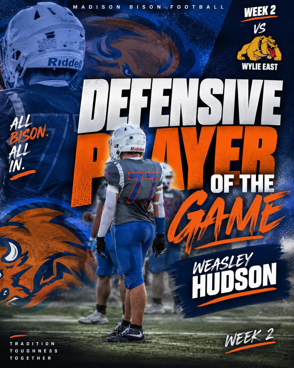 MadisonBoysAth's tweet photo. Week 2 | 8th Grade players of the week!
#GoBison🦬 https://t.co/SrlYg5KBp2