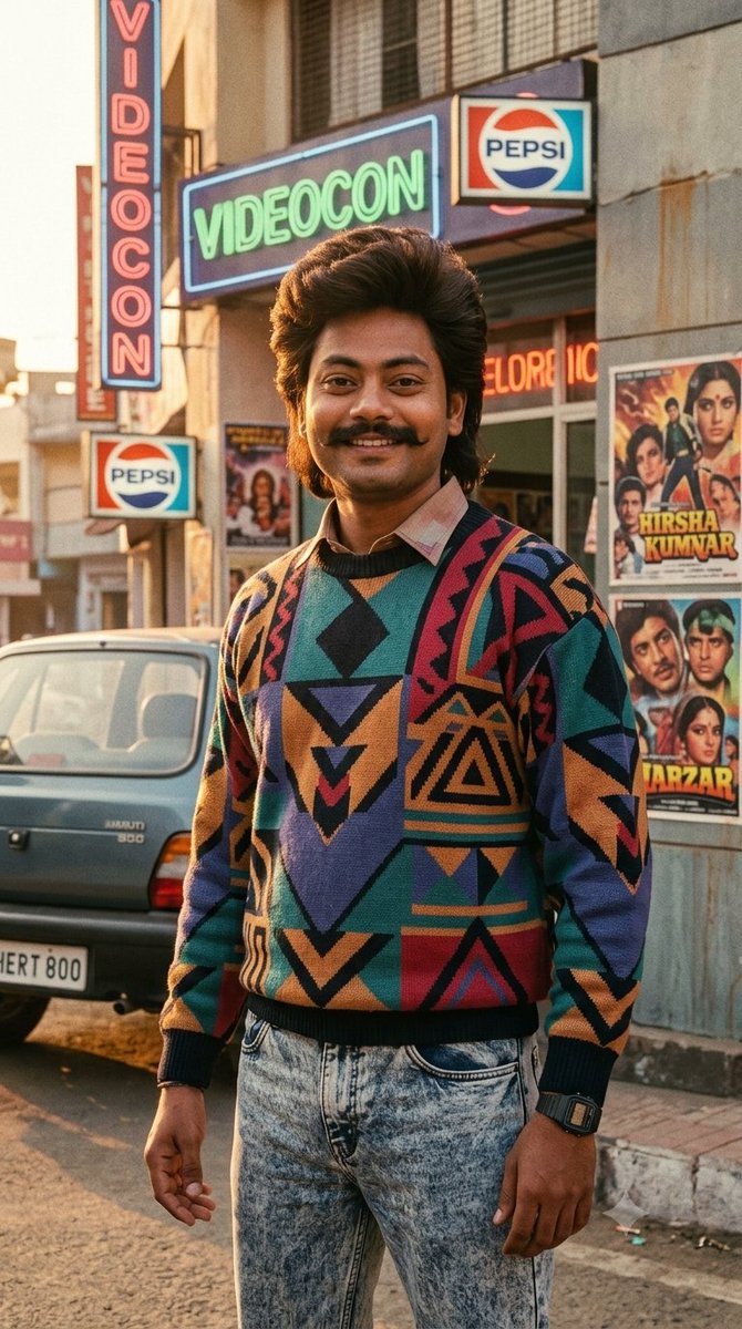RbSingh643's tweet photo. लो भाई हम काहे पीछे रहे!80 के दशक में चले..
#VibingToThe80s #80snostalgia https://t.co/uupyhQQHtz