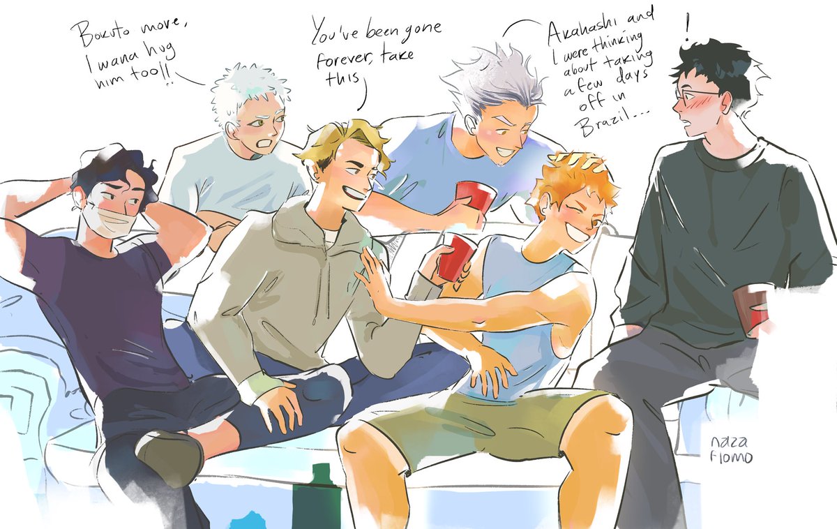 nazalilarts's tweet photo. Long time no see 🍊
#kagehina #haikyuu #ハイキュ #影日の日2026 https://t.co/jcg850v1pk