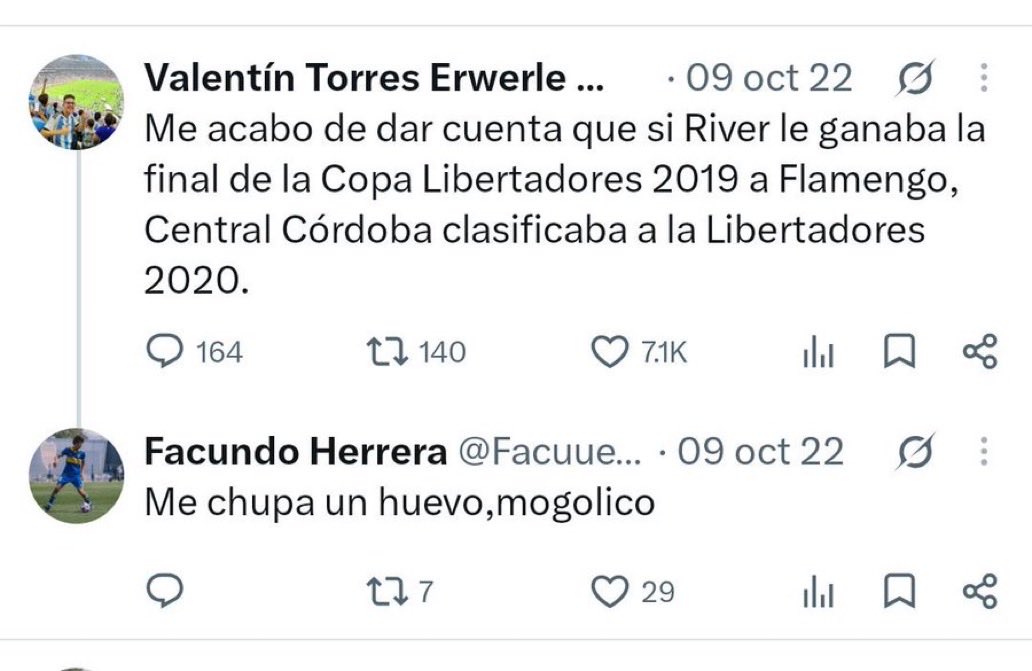 porqueTTarg's tweet photo. "Jagger Herrera"

Porque al central de Boca le encontraron tuits bardeando a Torres Erwerle. https://t.co/YSxDjAnNW1