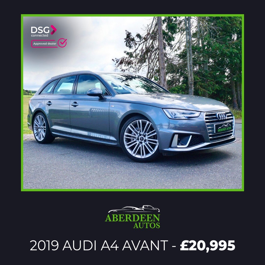 HaydenAsbe9l's tweet photo. 2019 AUDI A4 AVANT 2. 0 TDI 40 S line - £20, 995

2L Diesel, Automatic
35, 000 miles
Part exchange welcome. Enquiries welcome. 5-star Google reviews. Contact Aberdeen Autos for details. https://t.co/yRJiAX2yVi