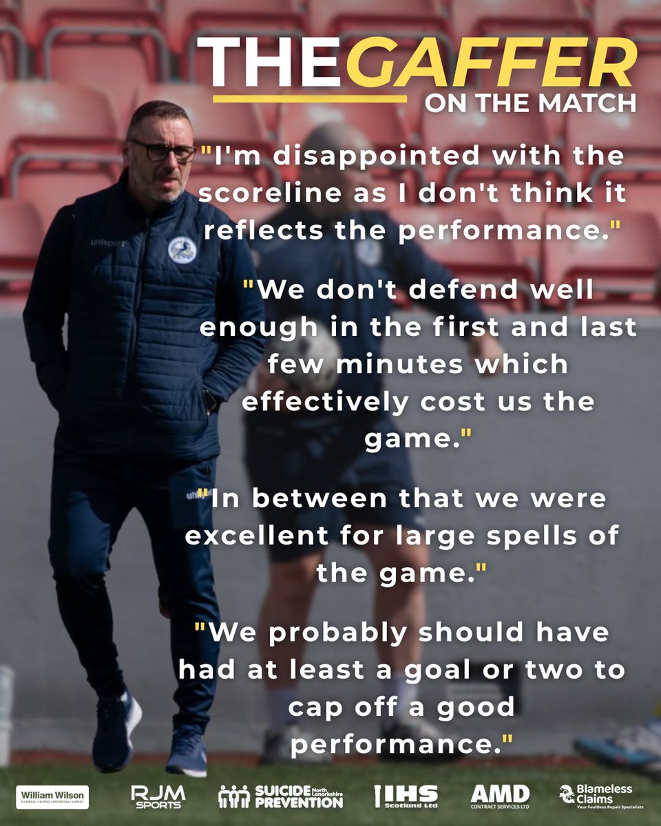 OfficialCColts's tweet photo. 𝐌𝐞𝐧'𝐬 𝐒𝐞𝐧𝐢𝐨𝐫 𝐓𝐞𝐚𝐦 | 𝐓𝐡𝐞 𝐆𝐚𝐟𝐟𝐞𝐫 💬

The Gaffer shares his thoughts on yesterday's action.

#CMBKEL | #MonTheColts 💛💙 https://t.co/HQDE3hIAkJ