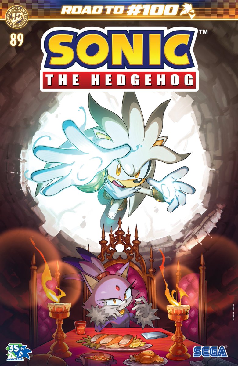 soniccitynet's tweet photo. 📚 IDW Sonic the Hedgehog #89 is out now!

The new issue continues the Road to #100 storyline following the recent preview pages and Blackwood the Ermine’s debut.

#SonicNews | #IDWSonic https://t.co/7oxxRnq15d