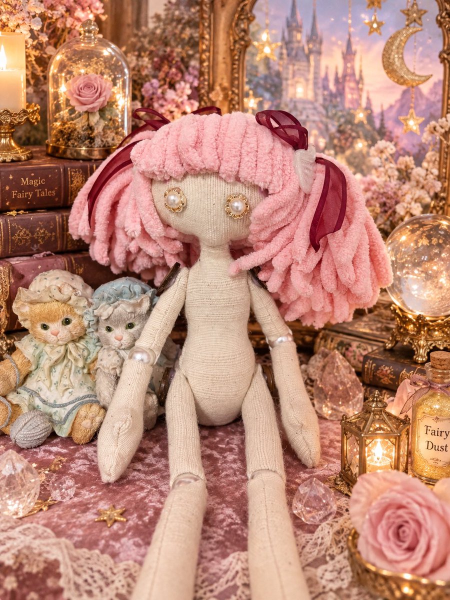 nina_nocte's tweet photo. No.004   魔法少女の子
 #ハンドメイド #アートドール #Nocte #ハンドメイド作家 https://t.co/SzzzuMMZcB