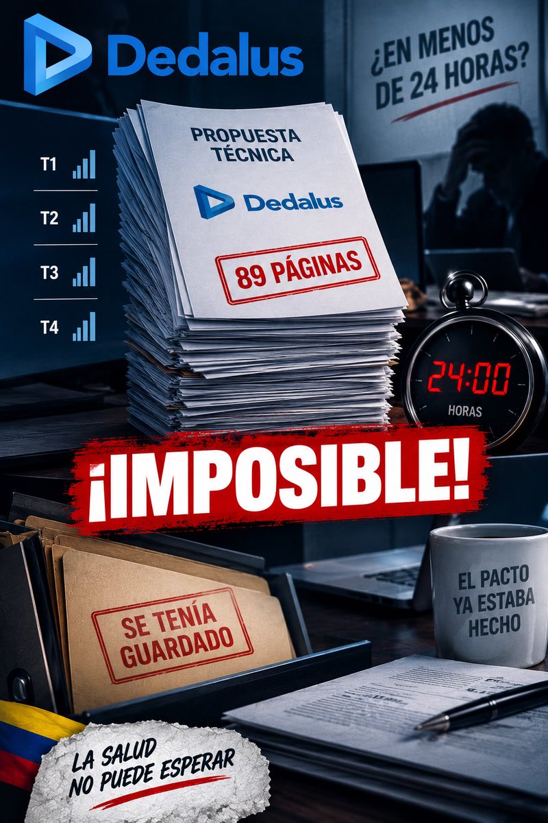 JahirenNoriega's tweet photo. #DEDALUS | ¿En cuánto tiempo se reparte la torta? En solo 10 días adjudicaron una contratación por 240 millones, sin garantías de cumplimiento y con un traje a la medida. Esto noes un proceso de compras públicas, es el manual perfecto para un nuevo atraco a los recursos de los ecuatorianos.