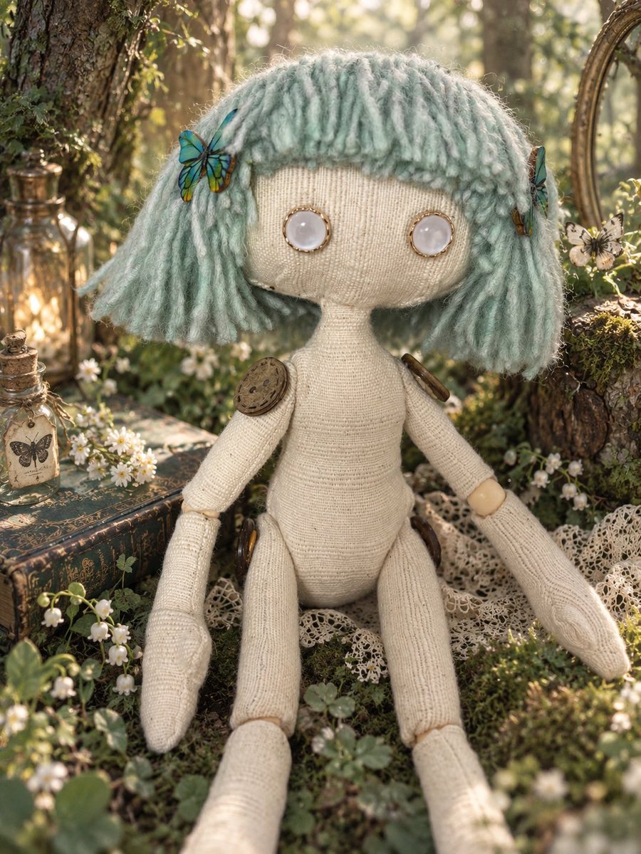 nina_nocte's tweet photo. No.003   森の子
 #ハンドメイド #アートドール #Nocte #ハンドメイド作家 https://t.co/812IPF35Fx