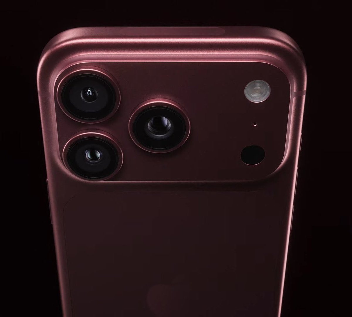 PopBase's tweet photo. The new Burgundy color for the iPhone 18 Pro. #AppleEvent https://t.co/FXspVrZoMC