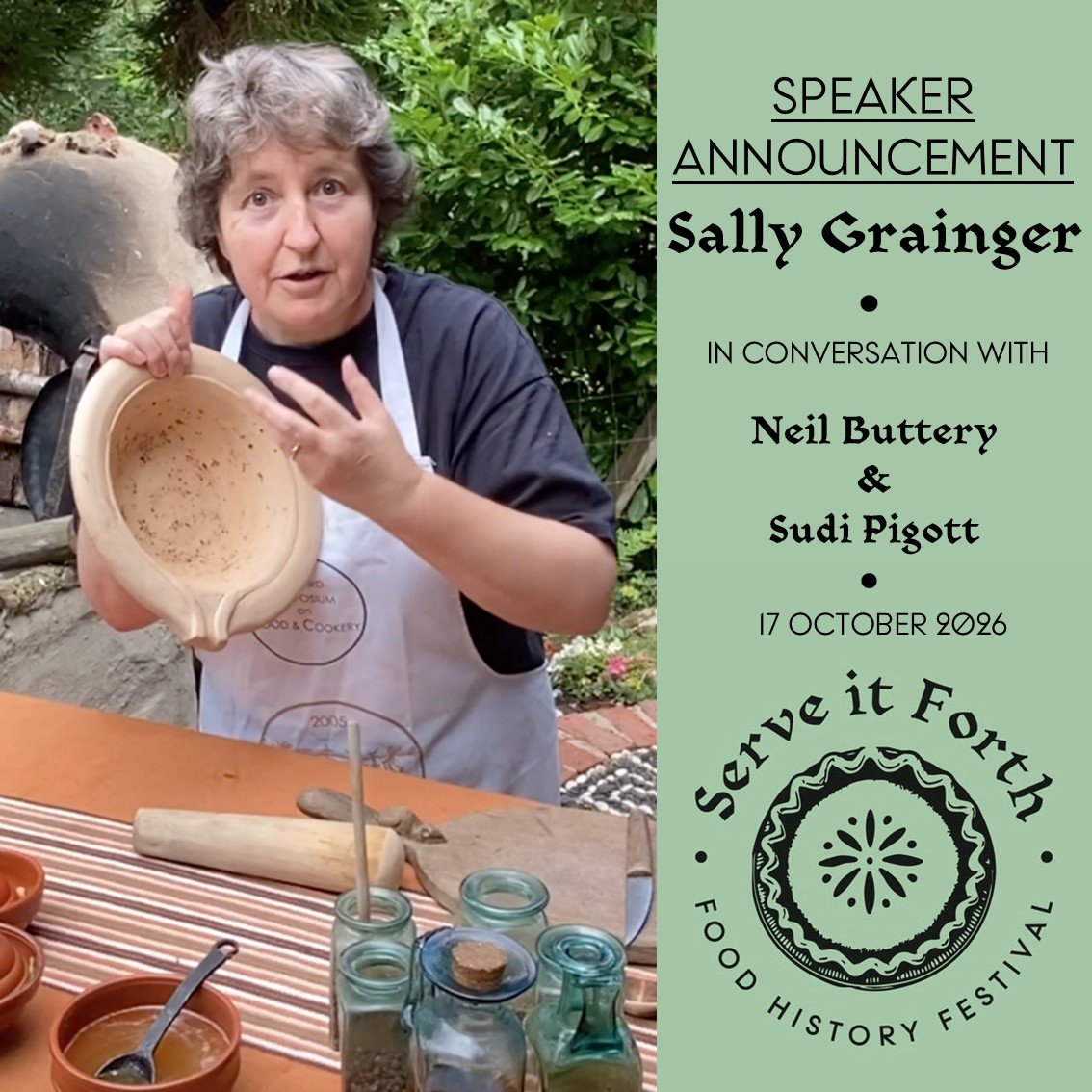 neilbuttery's tweet photo. The final guests announcements for Serve it Forth 2026 are in!

I will be talking with the fantastic Sally Grainger &amp; @sudipigott all about the influence of the small-but-mighty anchovy in British &amp; Mediterranean cuisine.

Book your ticket for 17 Oct here: https://t.co/cozxPhxmM0 https://t.co/B0PmqRMMhO