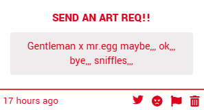 hijackinglemon's tweet photo. Gay people
#gametoons #aul #amonguslogic #amonguslogicfanart #mregg #thegentleman #gentleegg https://t.co/yPLMkLlPod