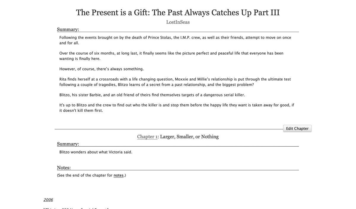LostInSeas21's tweet photo. It's been over a year since I updated The Present is a Gift story and that's some bull. It continues starting Friday. So, if you're interested in catching up on the story, go check it out now!

https://t.co/O3vvyj8NAD

#HelluvaBoss #HelluvaBossFanfic https://t.co/LsDRXCMQci