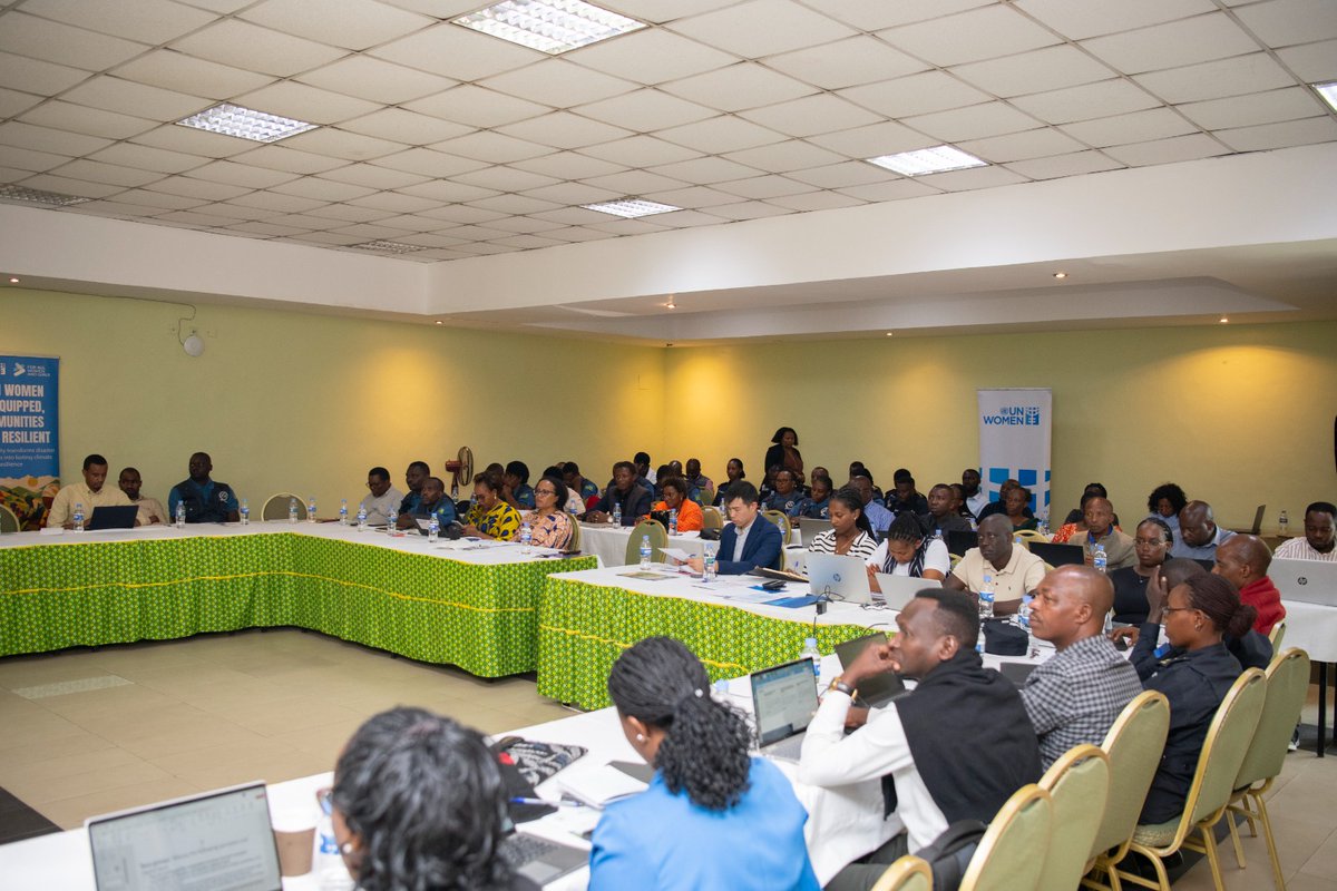 RwandaEmergency's tweet photo. Today, PS @NgogaAristarque officially launched the  Strengthening Gender-Responsive Climate Resilience, Disaster Preparedness and Early Warning Systems Project, in partnership with @UNWomen and with support from @japaninrwanda. He emphasized that disaster preparedness is not only a technical requirement, but a governance responsibility that protects lives and sustains development, especially as Rwanda and the region prepare for potential El Niño-related heavy rains, floods, landslides and storms.

The 2-day workshop brings together stakeholders from 9 districts to strengthen capacity on gender-responsive disaster risk management, including prevention and mitigation of GBV risks and protection-sensitive preparedness and response, with a focus on women, youth and vulnerable groups.