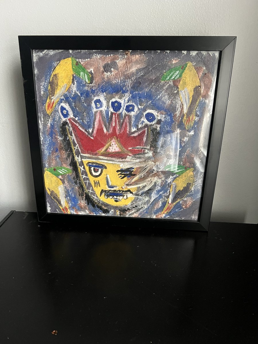 PRIME_KAARDI's tweet photo. ACRYLIC ON BOARD (CROWNED MIND) https://t.co/mPQe7bwusD