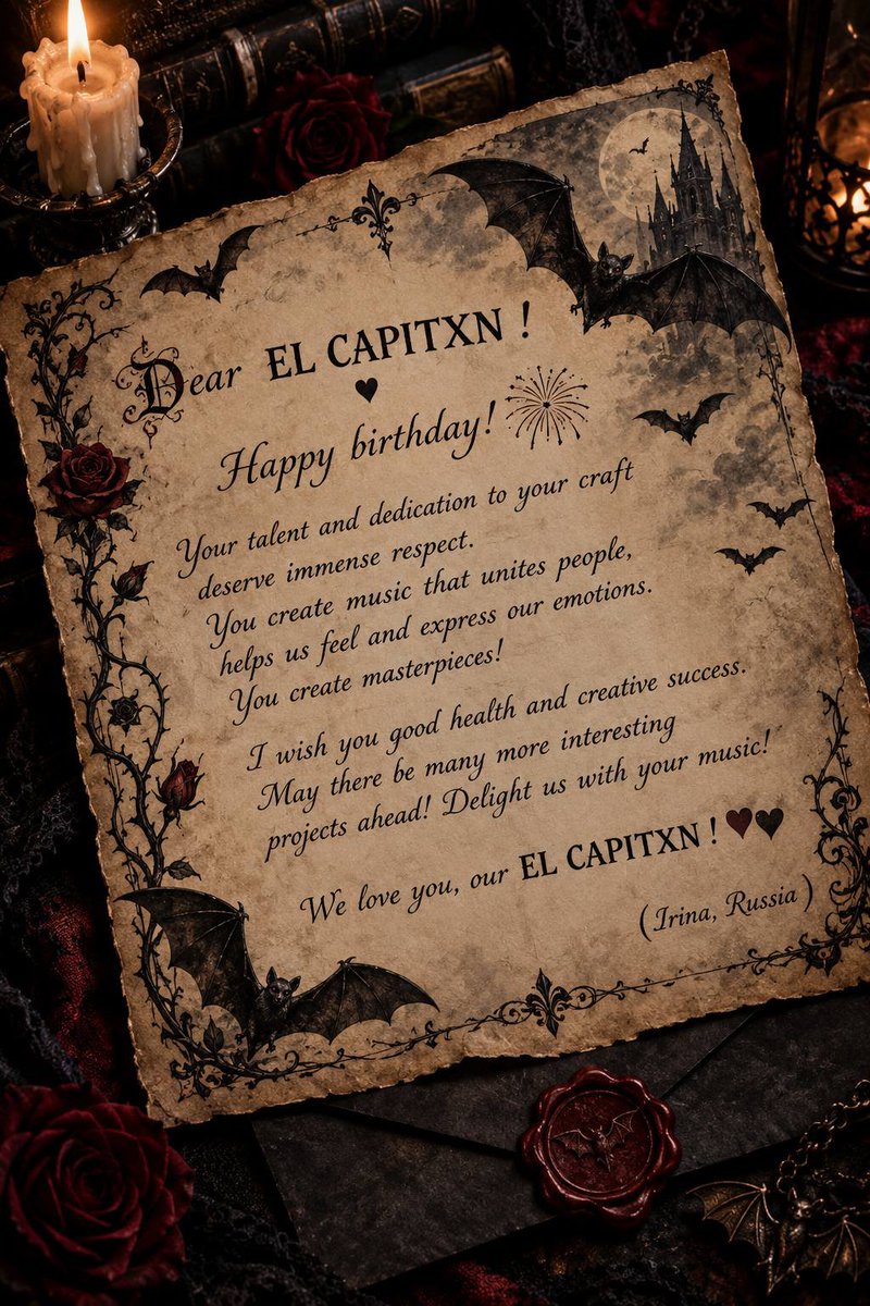 podzolnuh16102's tweet photo. #ELCAPITXN #Eldorphin
#์์นดํ์จ์
์นดํฌ์ฒ #ELCAPITXN_DAY2026
#HBD_ELCAPITXN #FelizAniversarioELCAPITXN #HappyBirthdayELCAPITXN
๐๐๐๐๐๐๐
๐ฅ๐๐ค๐ฆ๐ฅ https://t.co/zHfpuhJeQV