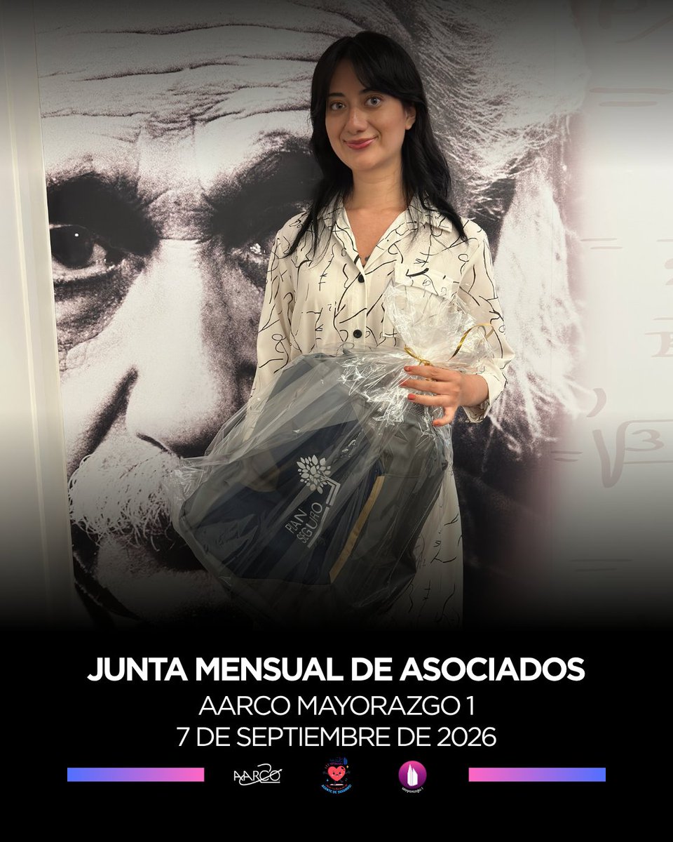 aarcomayorazgo1's tweet photo. Como parte de las actividades por el Día del Agente de Seguros, nuestra junta mensual de asociados de Septiembre tuvo un ingrediente especial: ¡TRIVIAS!

¡Ellas son las ganadoras!
.
.
.
#Aarco #Mayorazgo1 #AarcoMayorazgo1 #ConstruyendoUnFuturoSeguro #TenemosCorazóndeAgente https://t.co/2gNvSouH3b