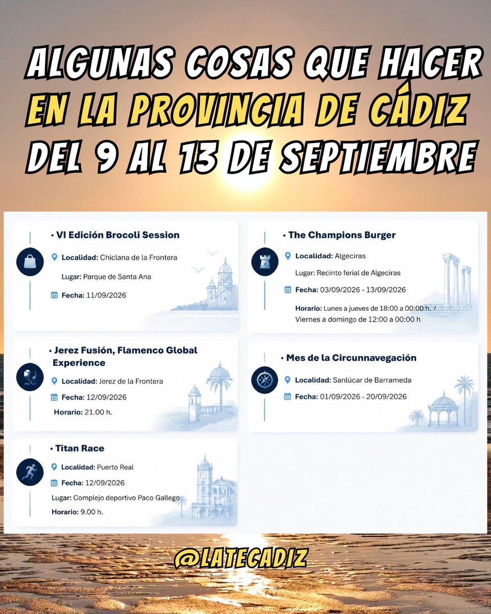 LateCadiz's tweet photo. Qué hacer este fin de semana en Cádiz https://t.co/N4WFoWX0ui