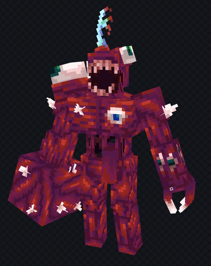 kuper562's tweet photo. Nothing There model in minecraft!
(Im gonna animate him)

#lobotomycorporation #minecraft #ProjectMoon https://t.co/cKMg2ZVJP7