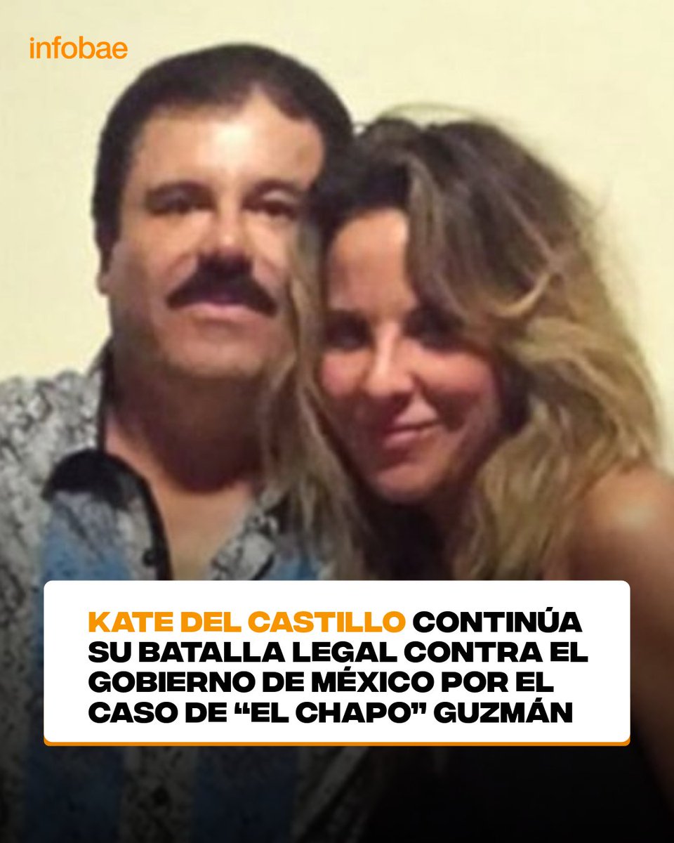infobaemexico's tweet photo. 🚨 #KatedelCastillo demandó al gobierno mexicano tras el escrutinio y las consecuencias por su encuentro con “El Chapo” https://t.co/ae4tk1O2VX https://t.co/b4ZeMAp2Wr
