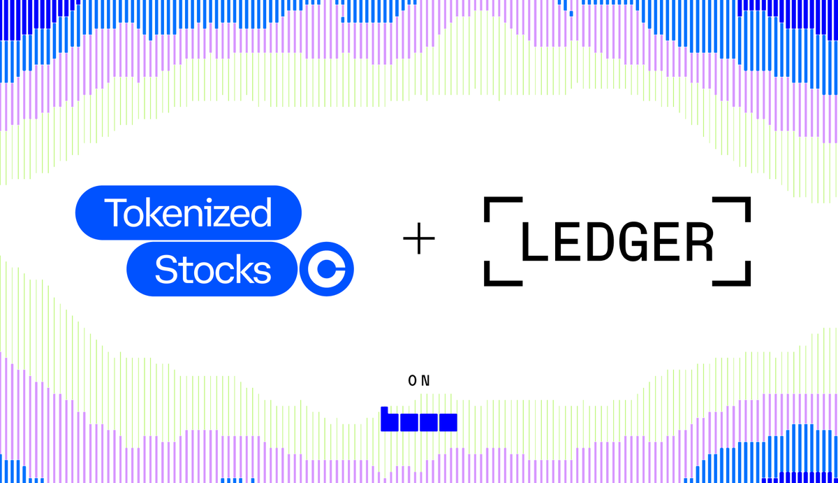 base's tweet photo. Coinbase Tokenized Stocks are live on @Ledger

Trade NVDAc, GOOGLc, AAPLc, and more 24/7 https://t.co/BRV7q6mJas