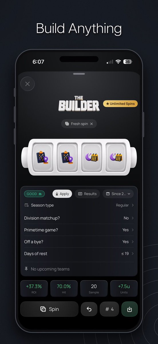 bettinginsidr's tweet photo. Betting Insider 3.0 is here, and it’s just in time for the NFL season!
The only betting app you’ll ever need.
Create historical trends, save them to your collection & see them show up.
+TONS of new FREE resources like:
> Pinnacle reports
> Top movers
> Players v d
& more!! https://t.co/d77l3cFGKx