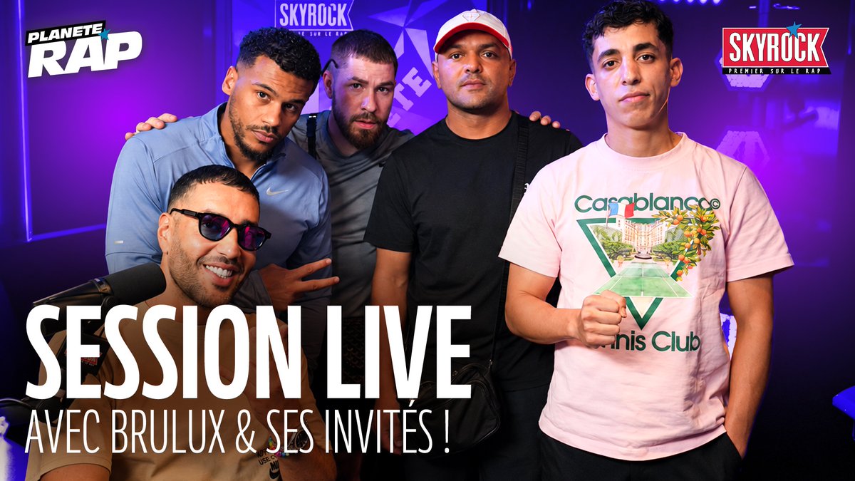 Planete_Rap's tweet photo. 🔴 SESSION LIVE - BRULUX #Planèterap 

( cc @Laurentbouneau @fredmusa ) 

📹 https://t.co/w1cBXxcPyH https://t.co/XlCwaWElpp
