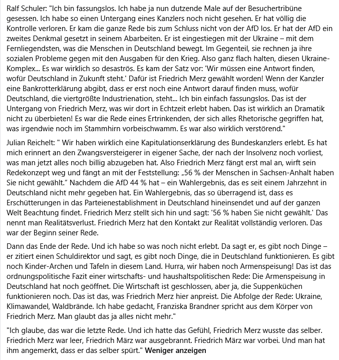 SandraKMeier's tweet photo. @AlexWallasch @niusde_ @drumheadberlin @jreichelt Der transkribierte Auszug von Schuler &amp; Reichelt steht bei mir im Moment auf FB aktuell bei 220 000 Betrachtern (350 000 Aufrufe). https://t.co/2xvj8pik7k
