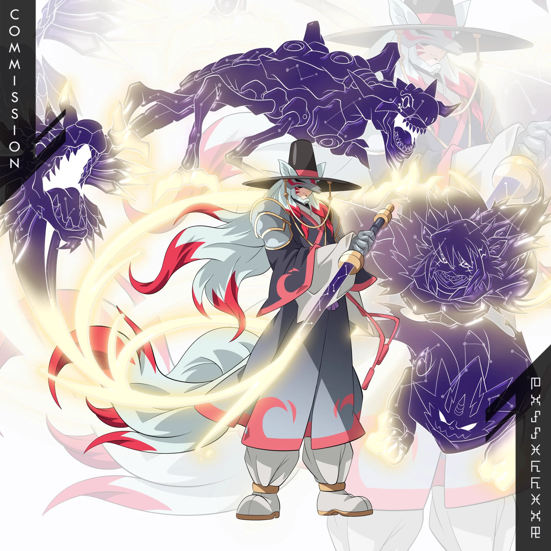 Seraphi в X: „Digimon Commission for morningsun94 . #digimon