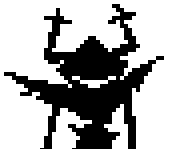 Dr0g0b0's tweet photo. is there a reason that the main antagonists of each chapter don't have eyes? https://t.co/uRH23Mx02U