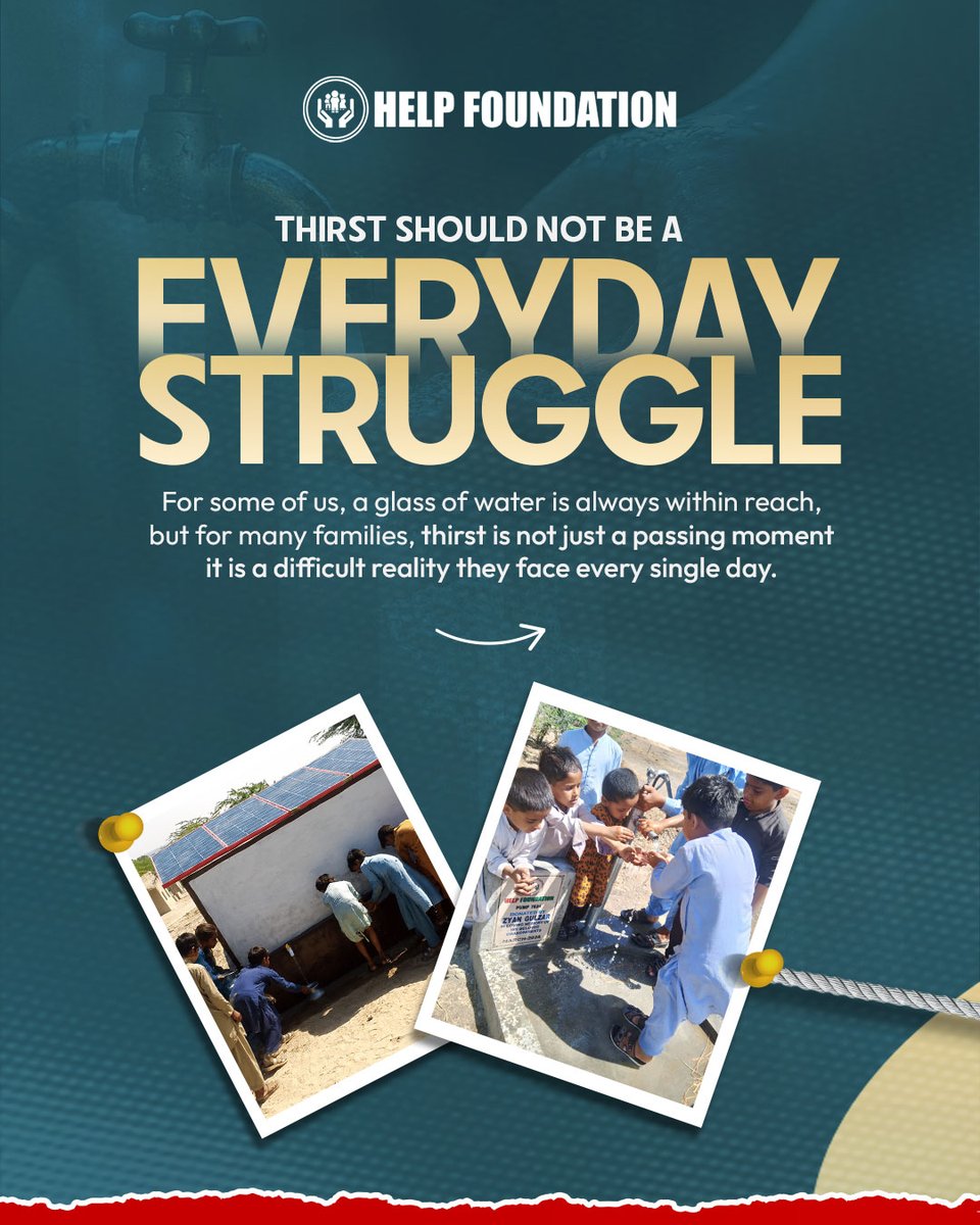 HelpTheHumunity's tweet photo. For many families, thirst is not temporary. It is a daily struggle caused by limited access to clean water.

£150 - Small Water Hand Pump

£250 - Electric Water Pump

£350 - Large Water Hand Pump

Donate Today:
https://t.co/BDBGBI9buD https://t.co/m2twhOBb1G