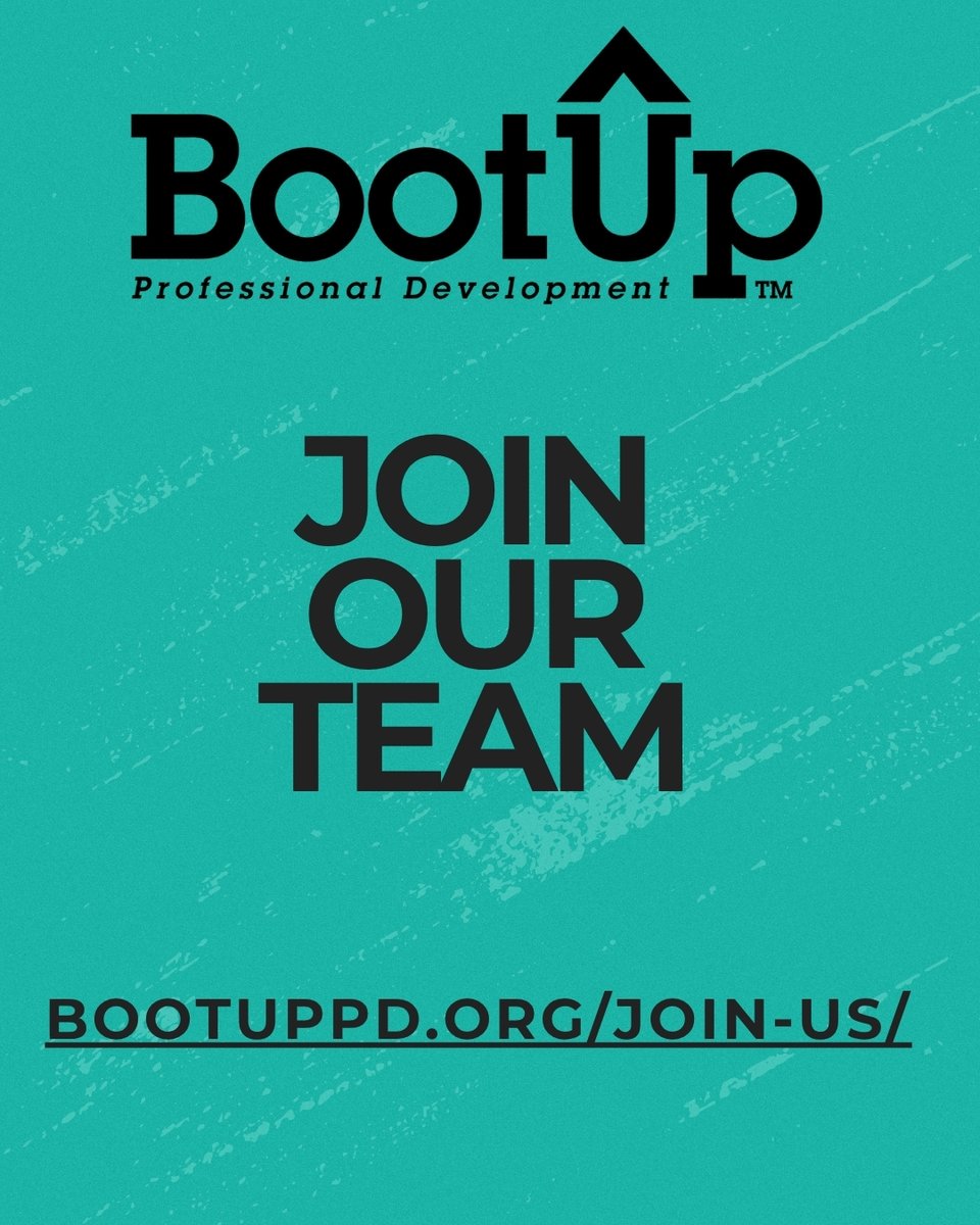 BootUpPD's tweet photo. Passionate about furthering education? Want to empower students through code? Ever wanted to work for BootUp? Apply to join our team now!

Follow the link to go to our website and job opening!
https://t.co/NTpoWBchdG https://t.co/2Bx5EVOvqU