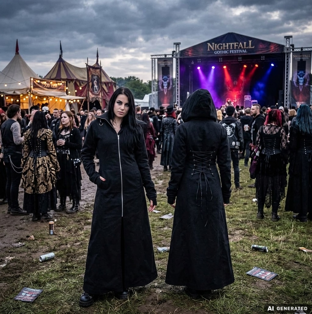 PunkGothicShop's tweet photo. Cerme Coat Stoffmantel 🥰
https://t.co/iEBb58ZsJr
Langer,warmer Stoffmantel mit Kapuze und hohem innenliegendem Kragen.
#gothicgirl #gothicgirls #gothicshop #gothics #gothic #gothickleidung #gothicmantel https://t.co/q2ZxyIRjN9