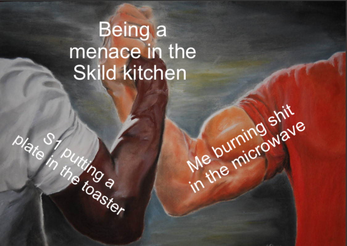 gschw1nd's tweet photo. As someone who has burnt microwave mac-n-cheese , I feel confident saying that this video really shows S1’s human-like reasoning and manip capabilities 😤👩‍🍳 https://t.co/M1Uco3A4in