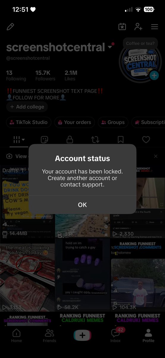cresleyhk's tweet photo. @TikTokSupport my TikTok account just locked me out , first I’m seeing this happened how can I fix this I tried to login back only one time after I saw this text and it says maximum tries how do I recover my account https://t.co/Lt7gUHh23x