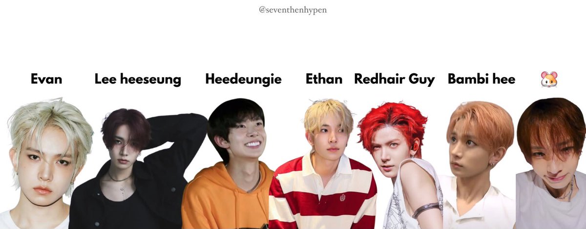 seventhenhypen's tweet photo. Evan is seven https://t.co/Rhn4Fdb7nd
