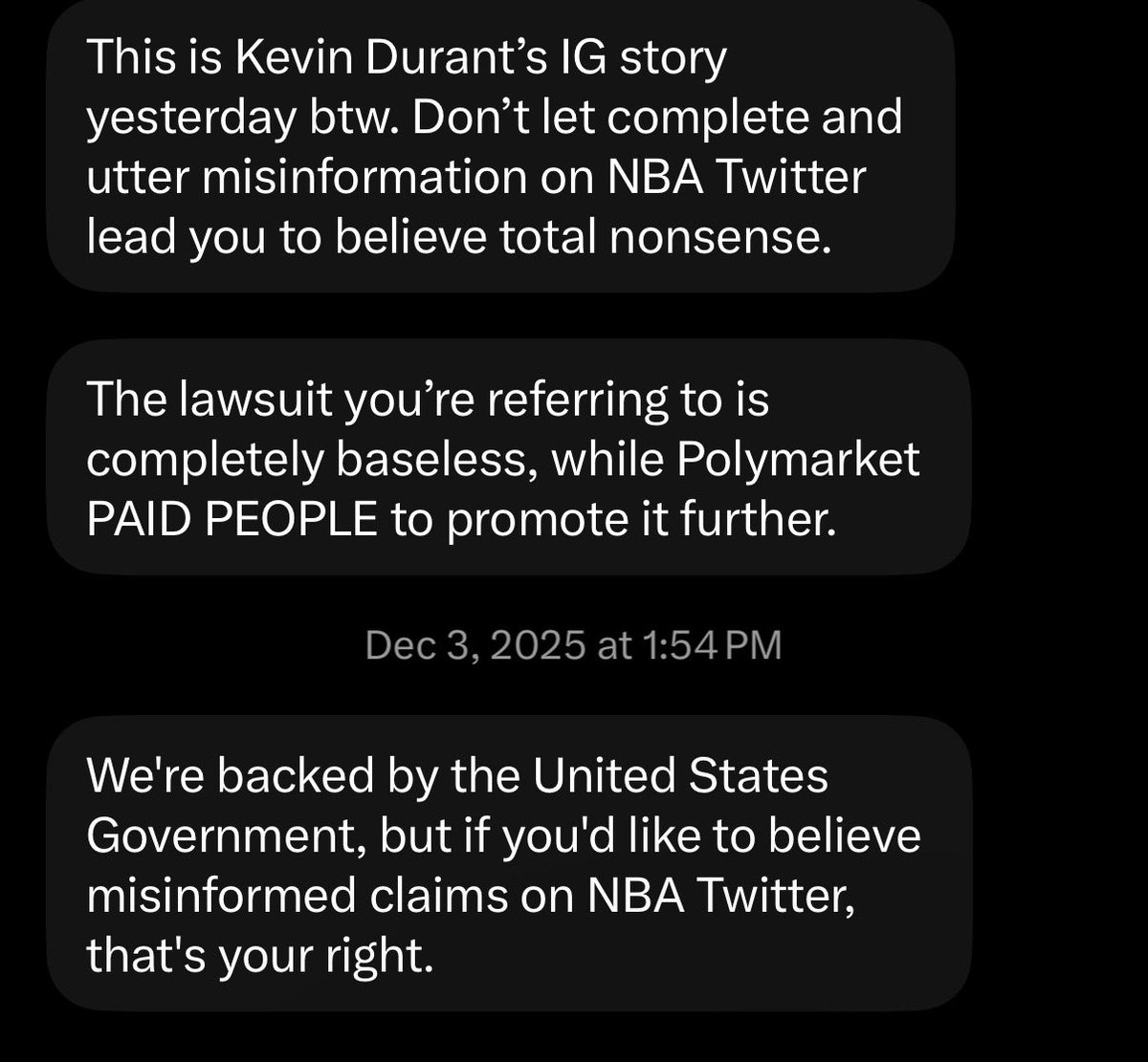 doubledworth's tweet photo. I said no to kalshi and they actually had a full on tantrum on my dms https://t.co/tzp3vPfvJ7