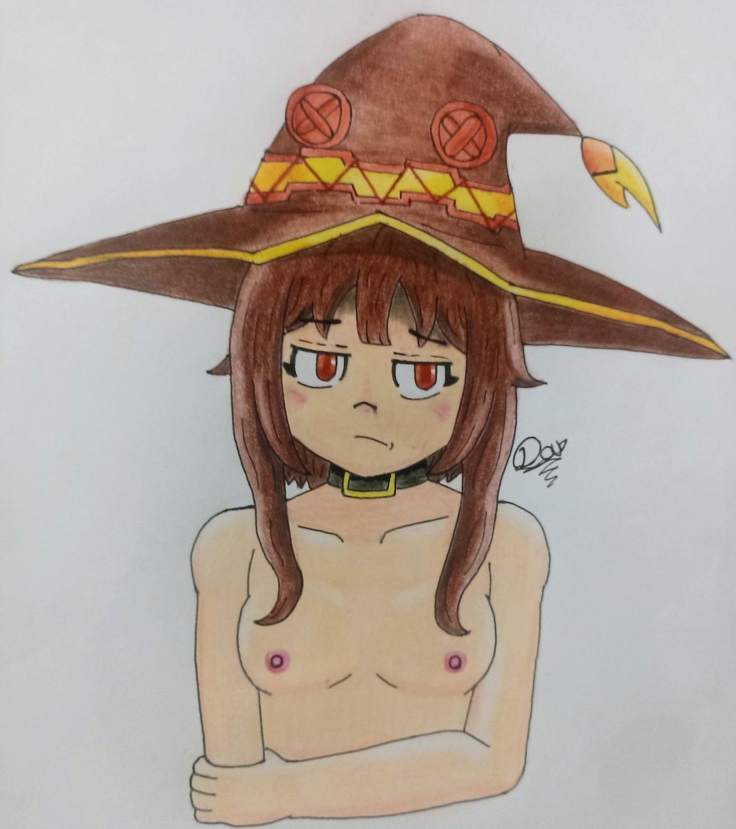 La_chipi_28's tweet photo. Resubiendo dibujo NSFW de megumin de konosuba 🐿️🔥

#megumin #konosuba #nsfw https://t.co/3gFe18c6Ck