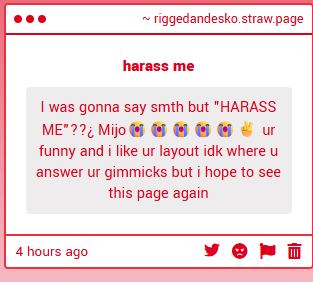 riggedlulz's tweet photo. THAMK YOU ANON!!!!!!! yes youre supposed to harass me wat you doing (also i respond on twitter now) https://t.co/EIWNF2Nbqj