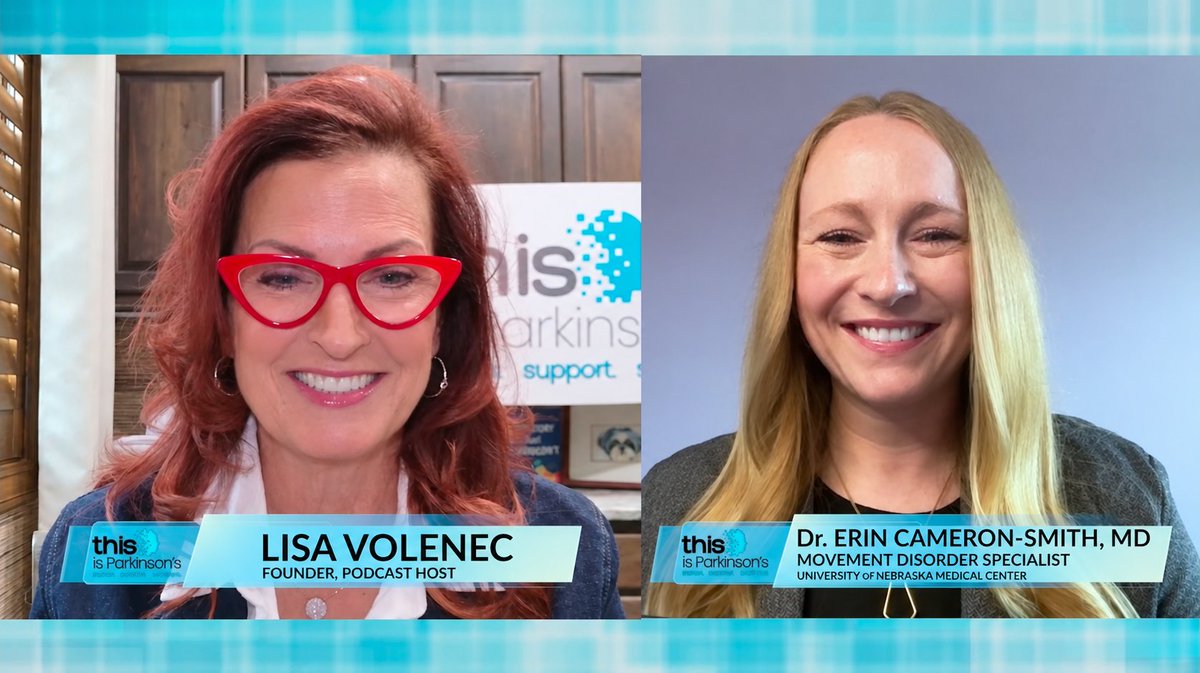 UNMCMovementDis's tweet photo. Our very own Dr. Erin Cameron-Smith talking with Lisa Volenec on her @TIParkinsons podcast!

https://t.co/0JHfdLXIvz

#NeuroTwitter #ParkinsonsNebraska #ParkinsonDisease #MDS https://t.co/hYPr5Zzqxz