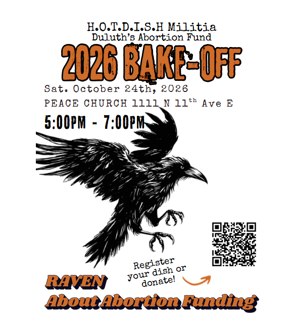 AdamRitscher's tweet photo. Mark your calendars!  This year's HOTDISH Militia Bake Off will be Oct. 24.  Enter a hotdish in the contest, or just come eat hotdishes!  All $ go to pick up the tab for anyone who needs help paying for their abortion.  You can find our more info here:  https://t.co/3i6mL9Ts9x https://t.co/aKVDLaQJAI