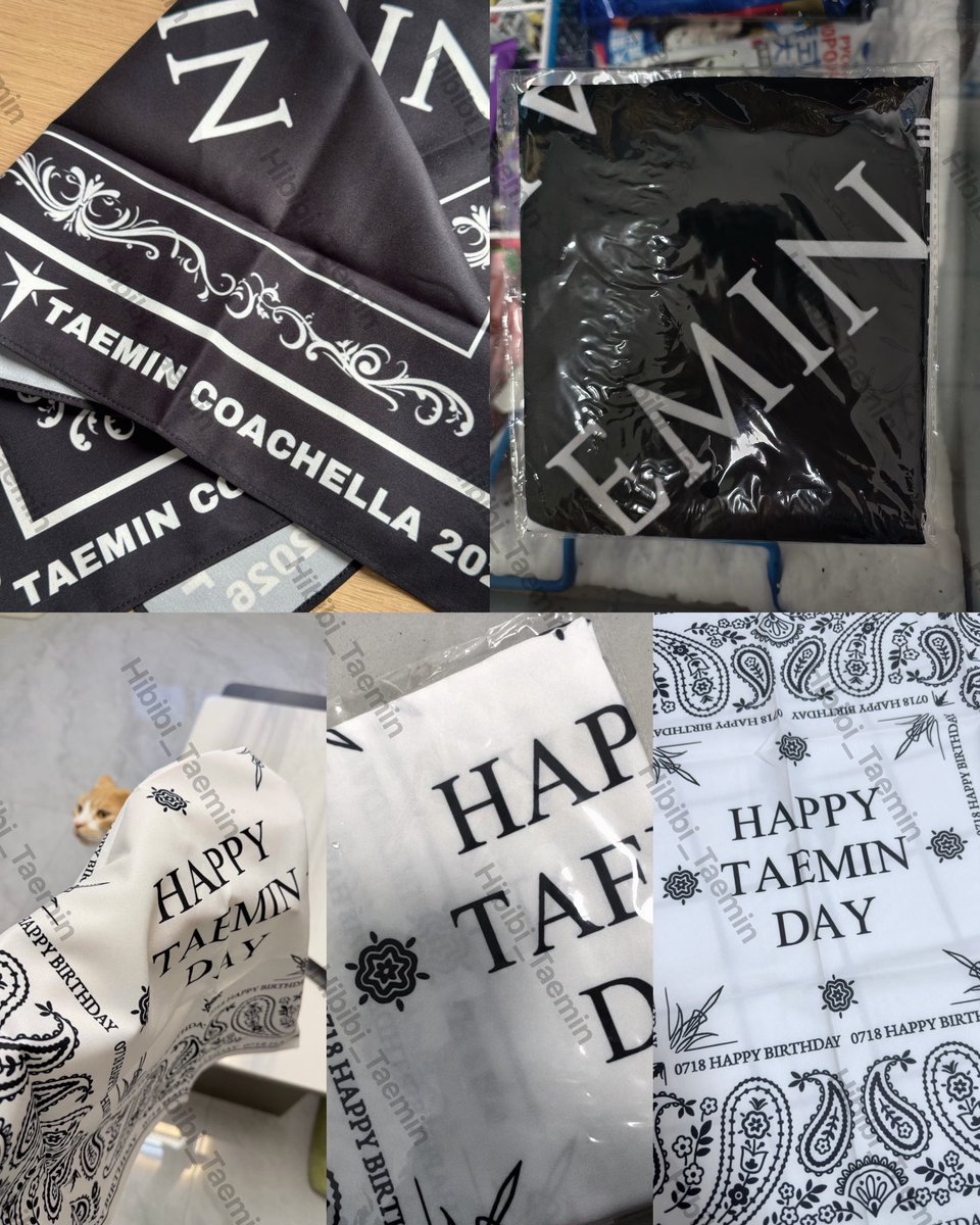 Hibibi_Taemin's tweet photo. During Taemin’s comeback, I hosted a small Weibo support event! 💛

Dozens of TAEMates joined by purchasing 6+ copies of his latest solo album, with a chance to receive Taemin’s Coachella/birthday fm bandanas, while sending him lots of love and warm wishes! 🐥✨

#TAEMIN #태민 https://t.co/rcHsBdvkaz