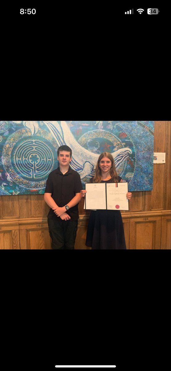 ODHigh's tweet photo. Congrats to our own Anna Mesh for receiving this distinguished honour!! Way to go Anna! https://t.co/w3bsTeZJNx