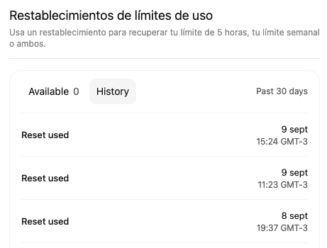 MatiasMartin766's tweet photo. @thsottiaux Tibo, here's my case regarding my Pro 20x plan. Today I used 1/4 of what I used yesterday, and I spent 2 resets plus 30% of the plan. I only have 70% left until September 15th. This is my user ID: @yzf8zd5x96 https://t.co/vHU7FiF63H